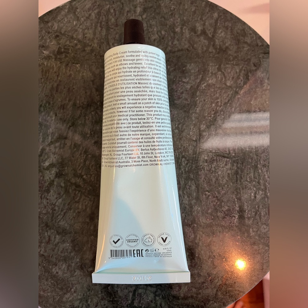 Body Cream by Grown Alchemist in Mandarin Rosemary Leaf. New and Sealed - Picture 4 of 6